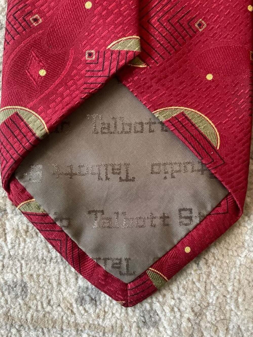 Robert Talbott Studio Gallagher Red Silk Necktie … - image 4